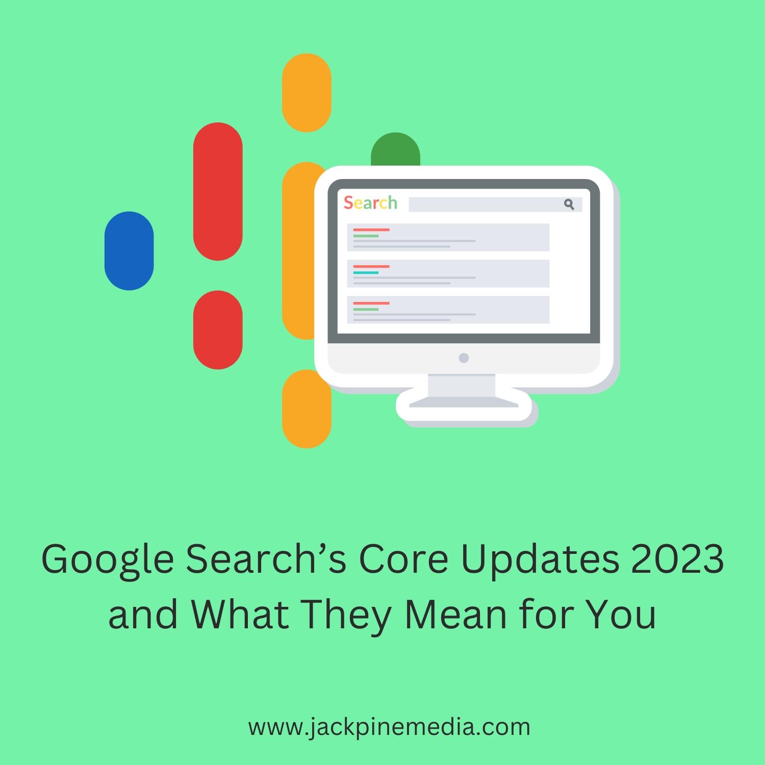 Read more about the article Google Search’s Core Updates 2023 and What They Mean for You.